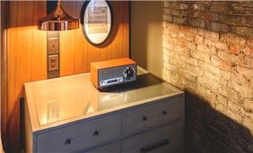 Rooms come equipped with unique amenities such as Victrola Bluetooth radios