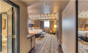 Sessions Hotel standard King rooms offer plenty of space to unwind